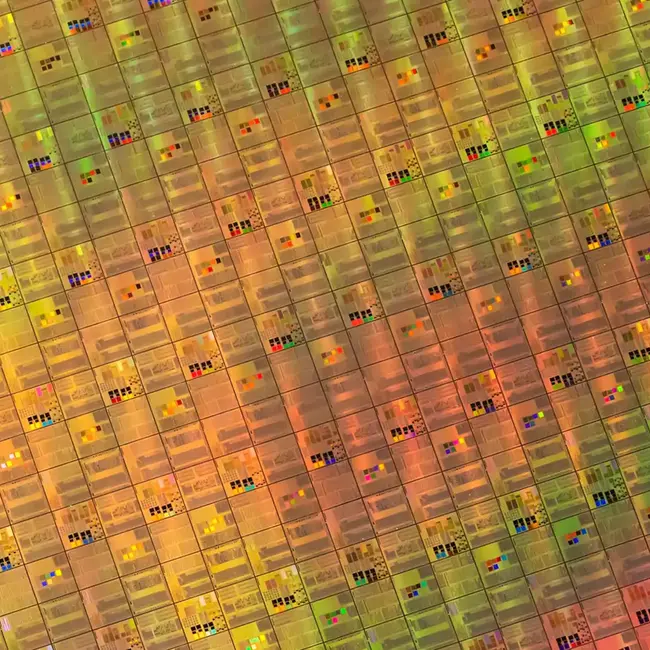 colorful surface of semiconductor, electronics